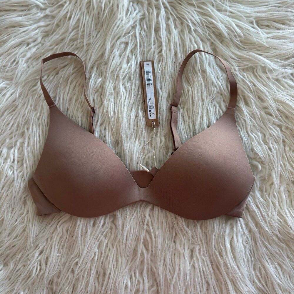 Skims Wireless Super Push up Bra Sienna Size 32A